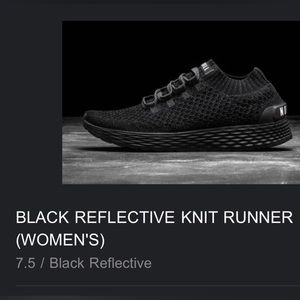 NoBull Black Reflective Knit Runners (Women’s)